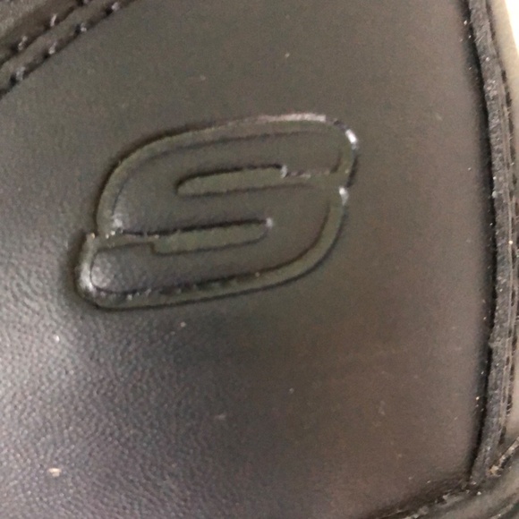 Skechers Relaxed Fit Memory Foam Gel-Infused Black Leather Shoe Size 14 main image 5